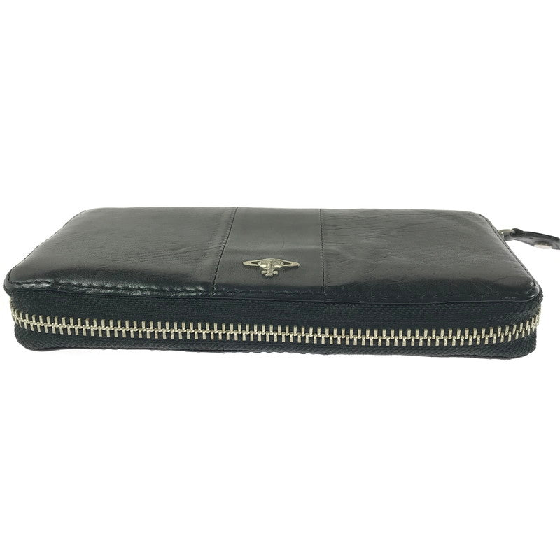 【現状渡し品】【メンズ】 VIVIENNE WESTWOOD ヴィヴィアンウエストウッド LONG WALLET ロングウォレット 長財布 201-261013-na-26-tagh カラー：ブラック 万代Net店