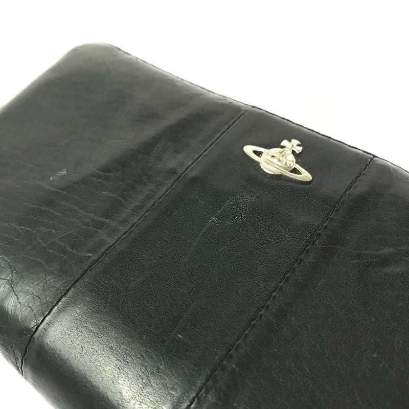 【現状渡し品】【メンズ】 VIVIENNE WESTWOOD ヴィヴィアンウエストウッド LONG WALLET ロングウォレット 長財布 201-261013-na-26-tagh カラー：ブラック 万代Net店