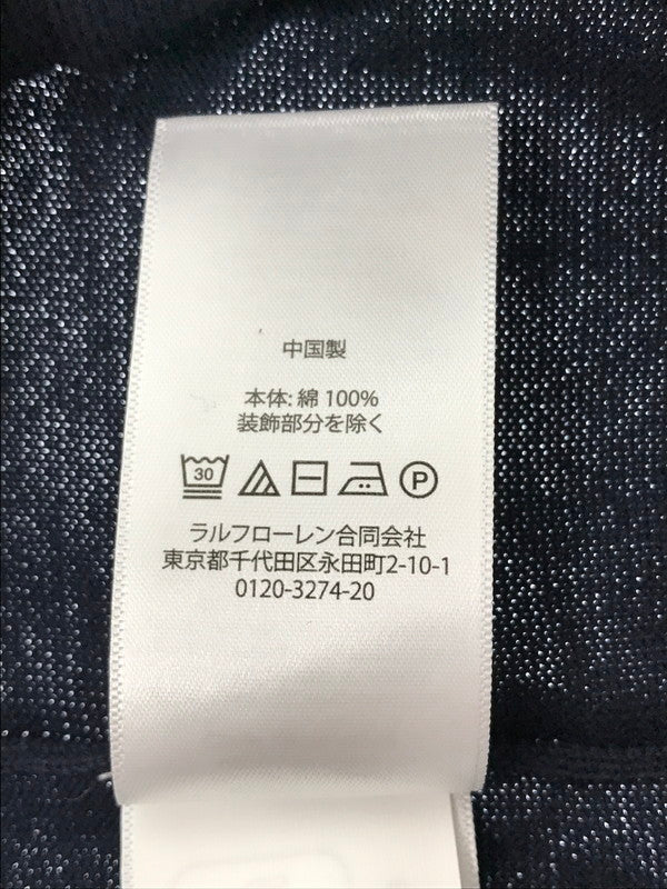 【中古品】【メンズ】 POLO RALPH LAUREN ポロ・ラルフローレン V NECK CARDIGAN 710890562001 Vネック カーディガン 147-261005-na-33-tagh サイズ：M カラー：ネイビー 万代Net店