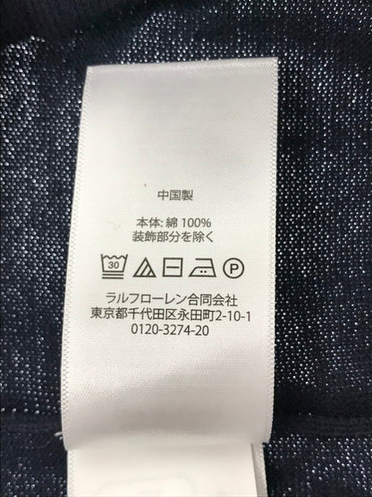 【中古品】【メンズ】 POLO RALPH LAUREN ポロ・ラルフローレン V NECK CARDIGAN 710890562001 Vネック カーディガン 147-261005-na-33-tagh サイズ：M カラー：ネイビー 万代Net店