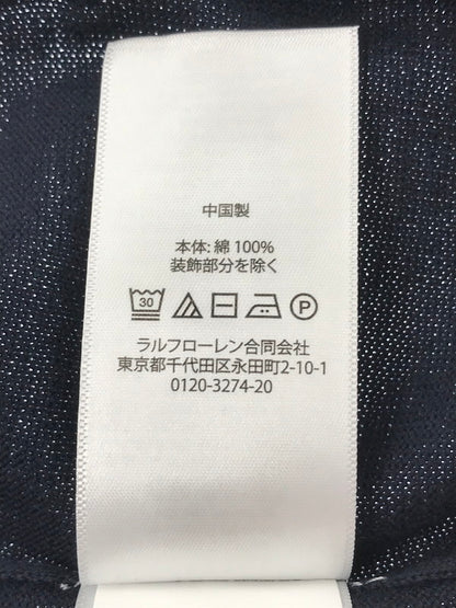 【中古美品】【メンズ】 POLO RALPH LAUREN ポロ・ラルフローレン V NECK CARDIGAN 710890562001 Vネック カーディガン 147-261005-na-32-tagh サイズ：L カラー：ネイビー 万代Net店