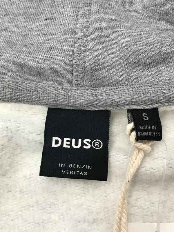 【中古美品】【メンズ】 DEUS EX MACHINA デウスエクスマキナ TOWN ZIP HOODIE タウン ジップ フーディー パーカー 145-261005-na-37-tagh サイズ：S カラー：グレー 万代Net店