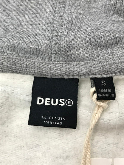 【中古美品】【メンズ】 DEUS EX MACHINA デウスエクスマキナ TOWN ZIP HOODIE タウン ジップ フーディー パーカー 145-261005-na-37-tagh サイズ：S カラー：グレー 万代Net店