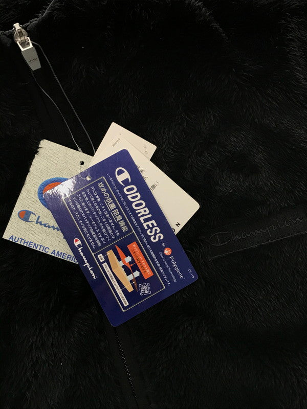 【中古美品】【メンズ】 CHAMPION チャンピオン FLEECE JACKET C3-Y616 フリースジャケット アウター 148-261005-na-25-tagh サイズ：XL カラー：ブラック 万代Net店