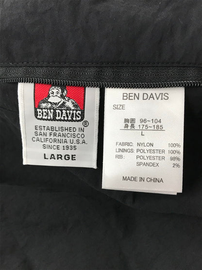 【中古美品】【メンズ】 BEN DAVIS ベンデイビス RV SHELLED FLEECE JACKET T-24780071 リバーシブル シェルド フリースジャケット アウター 147-261005-na-28-tagh サイズ：L カラー：ブラック/チャコール 万代Net店