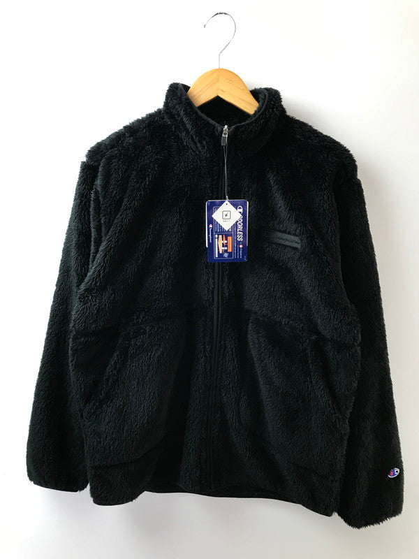 【中古美品】【メンズ】 CHAMPION チャンピオン FLEECE JACKET C3-Y616 フリースジャケット アウター 148-261005-na-26-tagh サイズ：L カラー：ブラック 万代Net店
