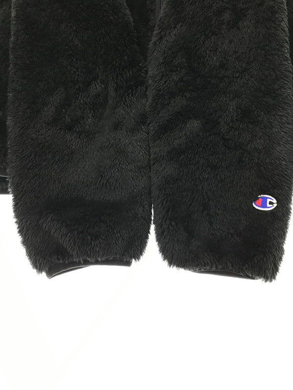 【中古美品】【メンズ】 CHAMPION チャンピオン FLEECE JACKET C3-Y616 フリースジャケット アウター 148-261005-na-26-tagh サイズ：L カラー：ブラック 万代Net店