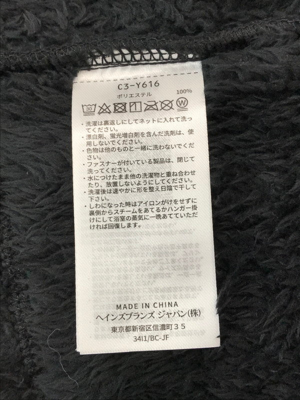 【中古美品】【メンズ】 CHAMPION チャンピオン FLEECE JACKET C3-Y616 フリースジャケット アウター 148-261005-na-26-tagh サイズ：L カラー：ブラック 万代Net店