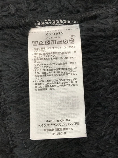 【中古美品】【メンズ】 CHAMPION チャンピオン FLEECE JACKET C3-Y616 フリースジャケット アウター 148-261005-na-26-tagh サイズ：L カラー：ブラック 万代Net店