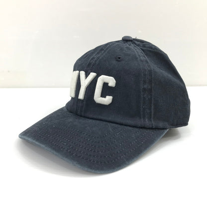 【中古美品】【メンズ】 AMERICAN NEEDLE アメリカンニードル NYC CAP ロゴ キャップ 帽子 185-260925-na-49-tagh カラー：ネイビー 万代Net店