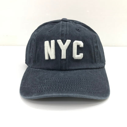 【中古美品】【メンズ】 AMERICAN NEEDLE アメリカンニードル NYC CAP ロゴ キャップ 帽子 185-260925-na-49-tagh カラー：ネイビー 万代Net店