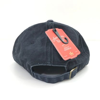 【中古美品】【メンズ】 AMERICAN NEEDLE アメリカンニードル NYC CAP ロゴ キャップ 帽子 185-260925-na-49-tagh カラー：ネイビー 万代Net店