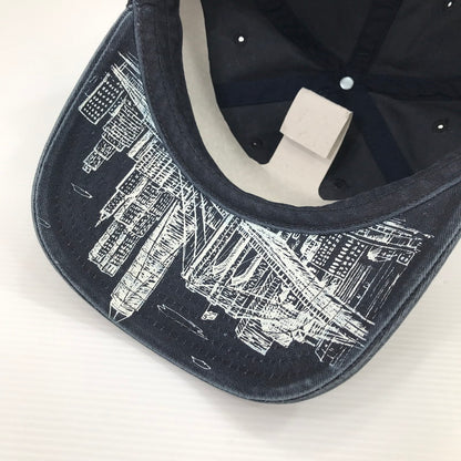 【中古美品】【メンズ】 AMERICAN NEEDLE アメリカンニードル NYC CAP ロゴ キャップ 帽子 185-260925-na-49-tagh カラー：ネイビー 万代Net店