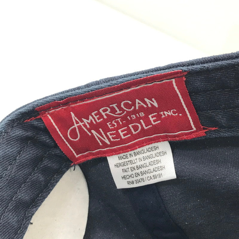 【中古美品】【メンズ】 AMERICAN NEEDLE アメリカンニードル NYC CAP ロゴ キャップ 帽子 185-260925-na-49-tagh カラー：ネイビー 万代Net店