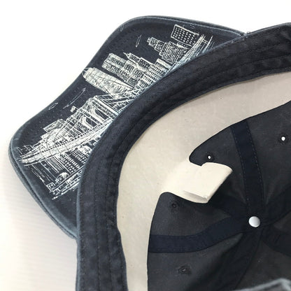【中古美品】【メンズ】 AMERICAN NEEDLE アメリカンニードル NYC CAP ロゴ キャップ 帽子 185-260925-na-49-tagh カラー：ネイビー 万代Net店