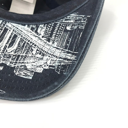 【中古美品】【メンズ】 AMERICAN NEEDLE アメリカンニードル NYC CAP ロゴ キャップ 帽子 185-260925-na-49-tagh カラー：ネイビー 万代Net店