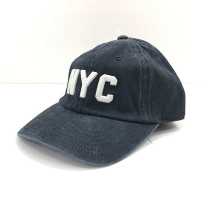 【中古美品】【メンズ】 AMERICAN NEEDLE アメリカンニードル NYC CAP ロゴ キャップ 帽子 185-260925-na-50-tagh カラー：ネイビー 万代Net店