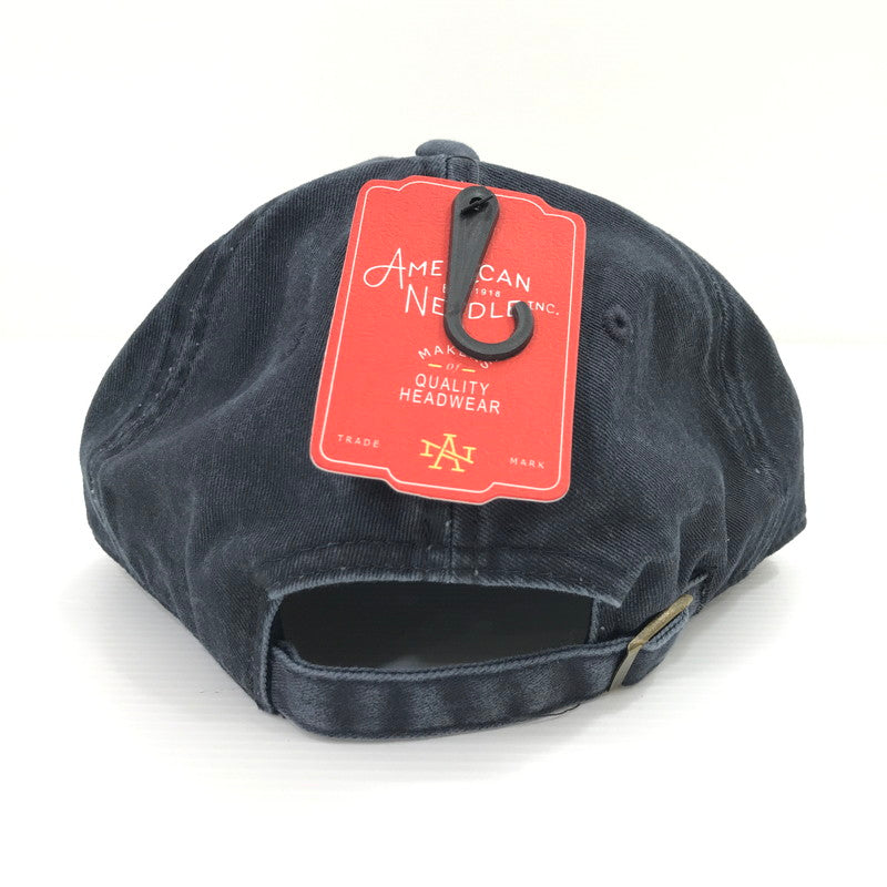 【中古美品】【メンズ】 AMERICAN NEEDLE アメリカンニードル NYC CAP ロゴ キャップ 帽子 185-260925-na-50-tagh カラー：ネイビー 万代Net店