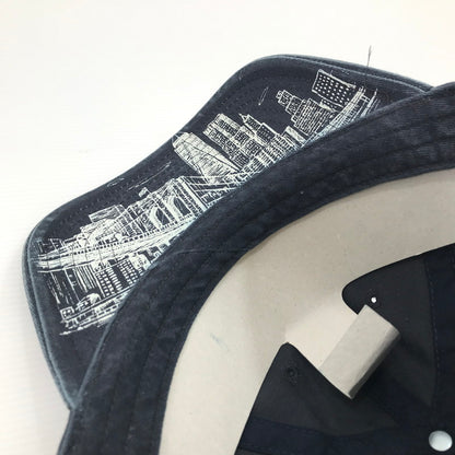 【中古美品】【メンズ】 AMERICAN NEEDLE アメリカンニードル NYC CAP ロゴ キャップ 帽子 185-260925-na-50-tagh カラー：ネイビー 万代Net店