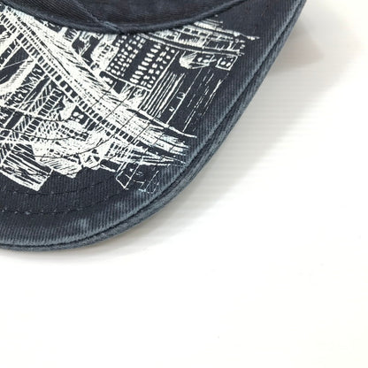 【中古美品】【メンズ】 AMERICAN NEEDLE アメリカンニードル NYC CAP ロゴ キャップ 帽子 185-260925-na-50-tagh カラー：ネイビー 万代Net店