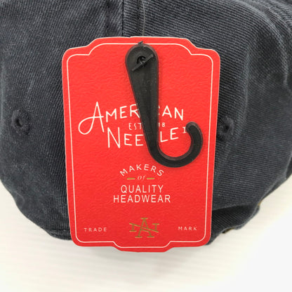 【中古美品】【メンズ】 AMERICAN NEEDLE アメリカンニードル NYC CAP ロゴ キャップ 帽子 185-260925-na-50-tagh カラー：ネイビー 万代Net店