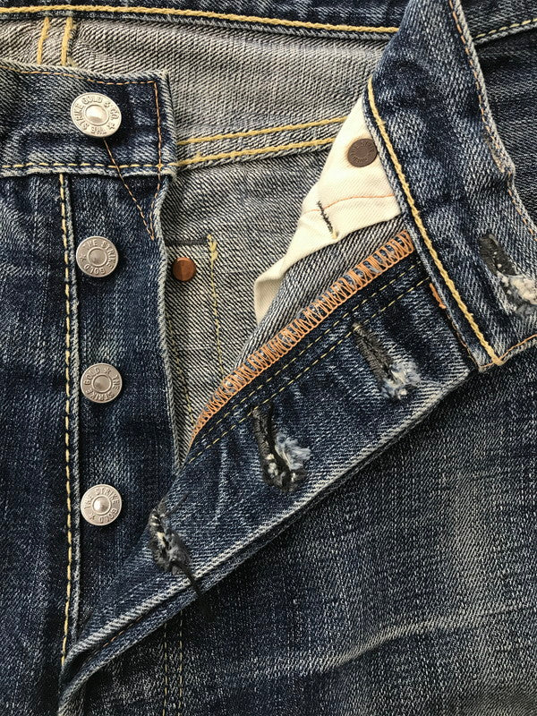 【現状渡し品】【メンズ】 THE STRIKE GOLD ザ ストライクゴールド 銀耳 DENIM PANTS デニムパンツ ボトムス 156-260926-na-15-tagh サイズ：34 カラー：インディゴ 万代Net店
