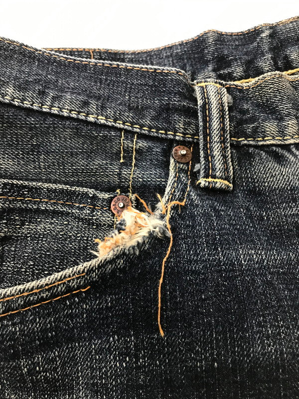 【現状渡し品】【メンズ】 THE STRIKE GOLD ザ ストライクゴールド 銀耳 DENIM PANTS デニムパンツ ボトムス 156-260926-na-15-tagh サイズ：34 カラー：インディゴ 万代Net店