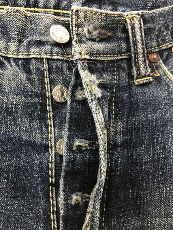 【現状渡し品】【メンズ】 THE STRIKE GOLD ザ ストライクゴールド 銀耳 DENIM PANTS デニムパンツ ボトムス 156-260926-na-15-tagh サイズ：34 カラー：インディゴ 万代Net店