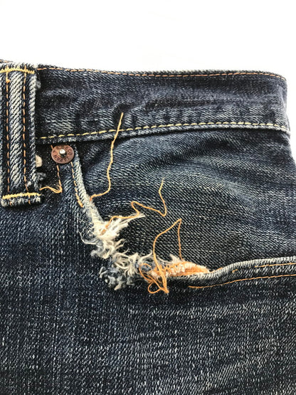 【現状渡し品】【メンズ】 THE STRIKE GOLD ザ ストライクゴールド 銀耳 DENIM PANTS デニムパンツ ボトムス 156-260926-na-15-tagh サイズ：34 カラー：インディゴ 万代Net店