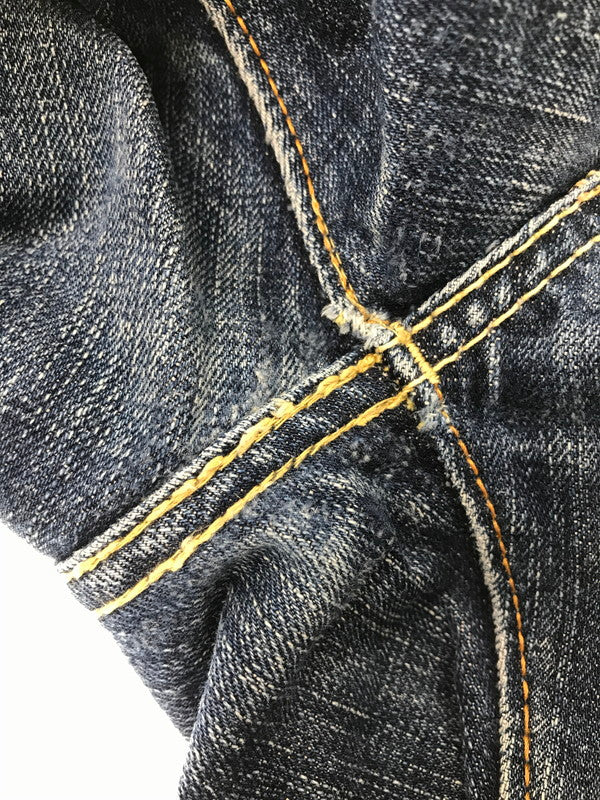 【現状渡し品】【メンズ】 THE STRIKE GOLD ザ ストライクゴールド 銀耳 DENIM PANTS デニムパンツ ボトムス 156-260926-na-15-tagh サイズ：34 カラー：インディゴ 万代Net店
