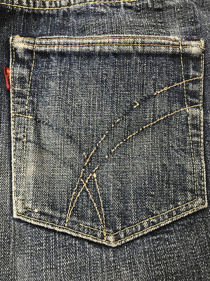 【現状渡し品】【メンズ】 THE STRIKE GOLD ザ ストライクゴールド 銀耳 DENIM PANTS デニムパンツ ボトムス 156-260926-na-15-tagh サイズ：34 カラー：インディゴ 万代Net店