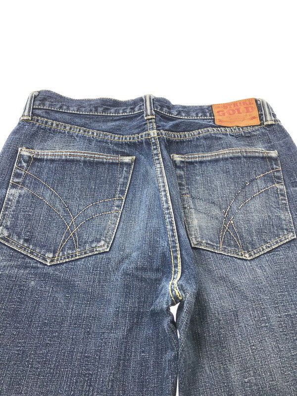 【現状渡し品】【メンズ】 THE STRIKE GOLD ザ ストライクゴールド 銀耳 DENIM PANTS デニムパンツ ボトムス 156-260926-na-15-tagh サイズ：34 カラー：インディゴ 万代Net店
