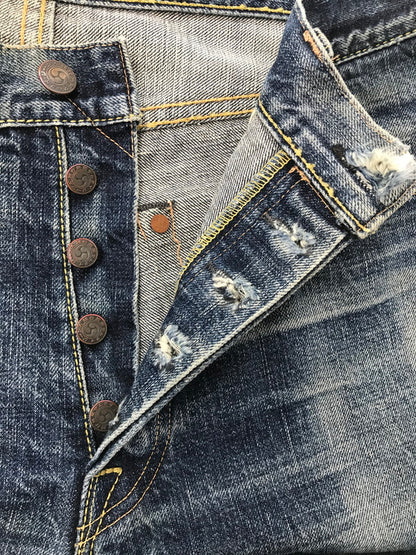 【現状渡し品】【メンズ】 SAMURAI JEANS サムライジーンズ DENIM PANTS S0500XX 銀耳 男気 デニムパンツ ボトムス 156-260926-na-16-tagh サイズ：34 カラー：インディゴ 万代Net店
