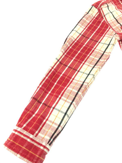 【中古品】【メンズ】 STUDIO D'ARTISAN ステュディオ・ダ・ルチザン FLANNEL WORK SHIRT フランネル ワークシャツ 長袖シャツ 145-261020-na-15-tagh サイズ：L カラー：レッド系 万代Net店