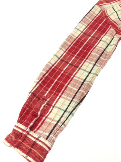 【中古品】【メンズ】 STUDIO D'ARTISAN ステュディオ・ダ・ルチザン FLANNEL WORK SHIRT フランネル ワークシャツ 長袖シャツ 145-261020-na-15-tagh サイズ：L カラー：レッド系 万代Net店