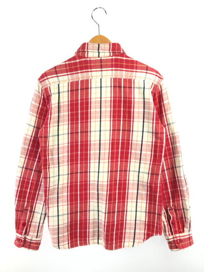 【中古品】【メンズ】 STUDIO D'ARTISAN ステュディオ・ダ・ルチザン FLANNEL WORK SHIRT フランネル ワークシャツ 長袖シャツ 145-261020-na-15-tagh サイズ：L カラー：レッド系 万代Net店