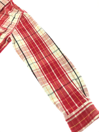 【中古品】【メンズ】 STUDIO D'ARTISAN ステュディオ・ダ・ルチザン FLANNEL WORK SHIRT フランネル ワークシャツ 長袖シャツ 145-261020-na-15-tagh サイズ：L カラー：レッド系 万代Net店