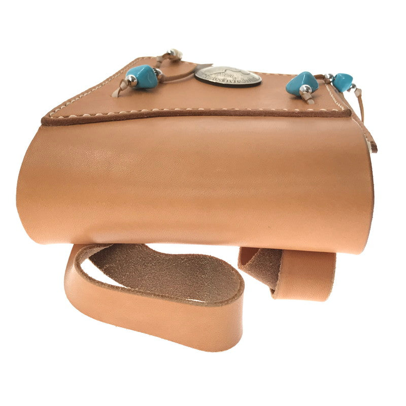 【中古品】【メンズ】 UNKNOWN LEATHER MEDICINE BAG レザー メディスン バッグ カバン 188-261014-na-22-tagh カラー：キャメル 万代Net店