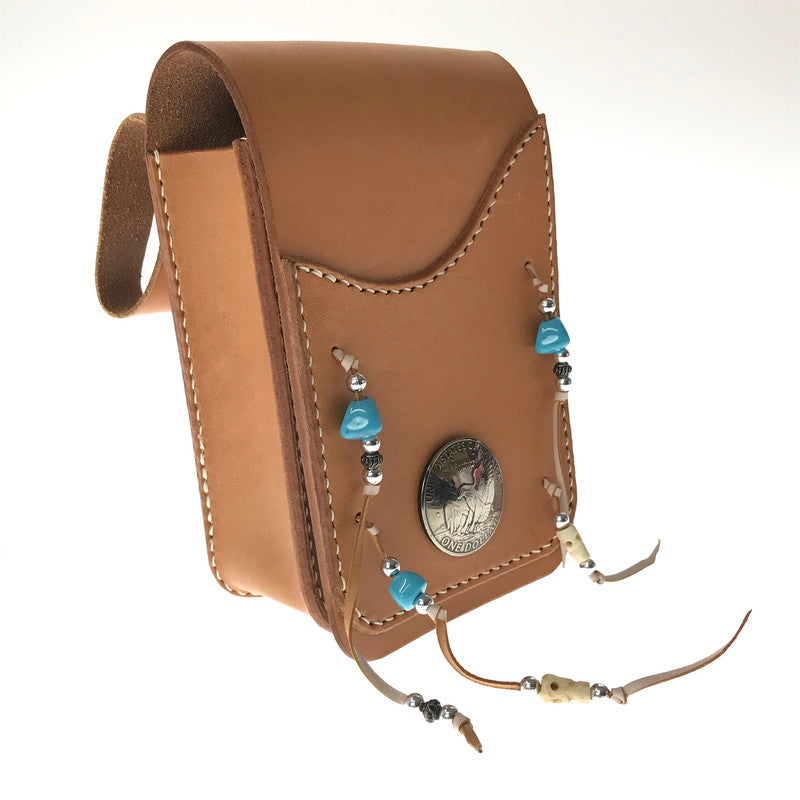 【中古品】【メンズ】 UNKNOWN LEATHER MEDICINE BAG レザー メディスン バッグ カバン 188-261014-na-22-tagh カラー：キャメル 万代Net店