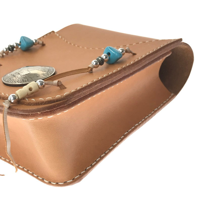 【中古品】【メンズ】 UNKNOWN LEATHER MEDICINE BAG レザー メディスン バッグ カバン 188-261014-na-22-tagh カラー：キャメル 万代Net店