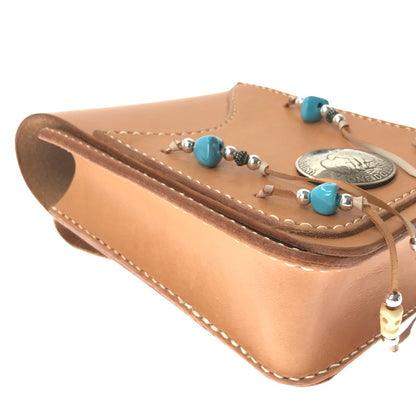【中古品】【メンズ】 UNKNOWN LEATHER MEDICINE BAG レザー メディスン バッグ カバン 188-261014-na-22-tagh カラー：キャメル 万代Net店