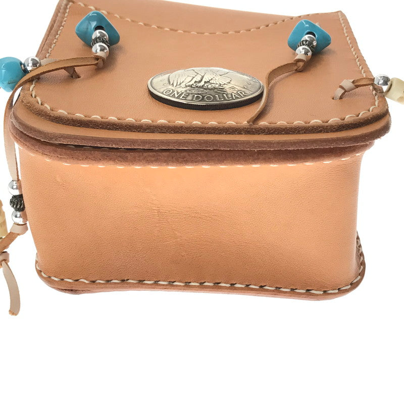 【中古品】【メンズ】 UNKNOWN LEATHER MEDICINE BAG レザー メディスン バッグ カバン 188-261014-na-22-tagh カラー：キャメル 万代Net店