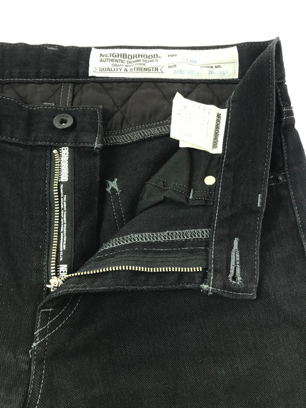 【中古品】【メンズ】 NEIGHBORHOOD ネイバーフッド DENIM PANTS 172BENH-PTM03 デニムパンツ ボトムス 153-261014-na-05-tagh サイズ：M カラー：ブラック 万代Net店