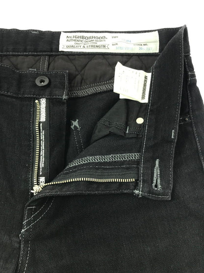 【中古品】【メンズ】 NEIGHBORHOOD ネイバーフッド DENIM PANTS 172BENH-PTM03 デニムパンツ ボトムス 153-261014-na-05-tagh サイズ：M カラー：ブラック 万代Net店