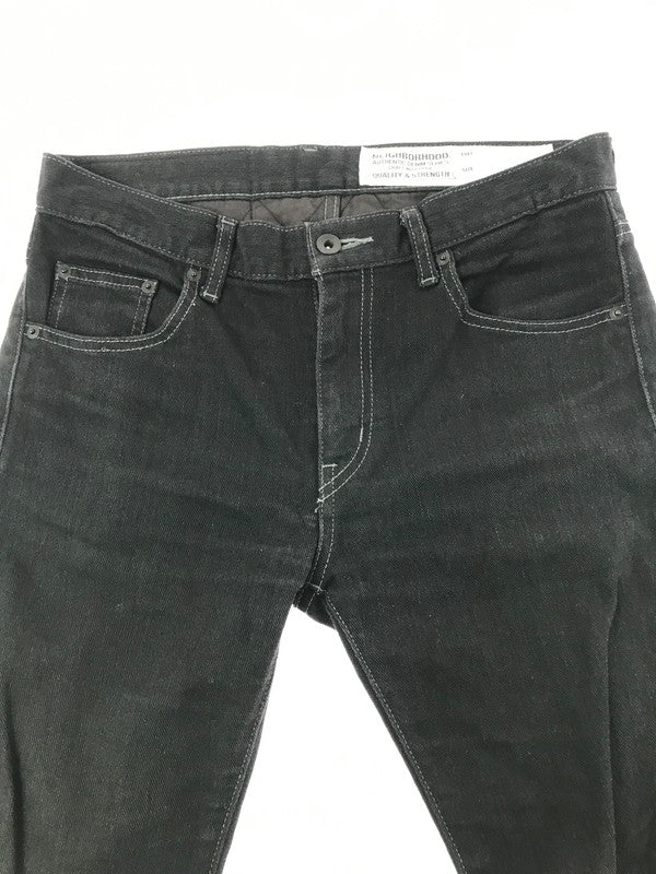 【中古品】【メンズ】 NEIGHBORHOOD ネイバーフッド DENIM PANTS 172BENH-PTM03 デニムパンツ ボトムス 153-261014-na-05-tagh サイズ：M カラー：ブラック 万代Net店