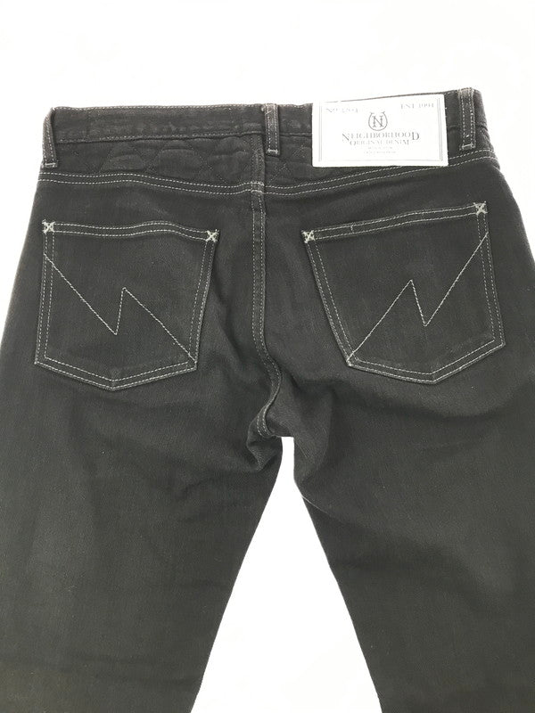 【中古品】【メンズ】 NEIGHBORHOOD ネイバーフッド DENIM PANTS 172BENH-PTM03 デニムパンツ ボトムス 153-261014-na-05-tagh サイズ：M カラー：ブラック 万代Net店