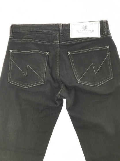 【中古品】【メンズ】 NEIGHBORHOOD ネイバーフッド DENIM PANTS 172BENH-PTM03 デニムパンツ ボトムス 153-261014-na-05-tagh サイズ：M カラー：ブラック 万代Net店