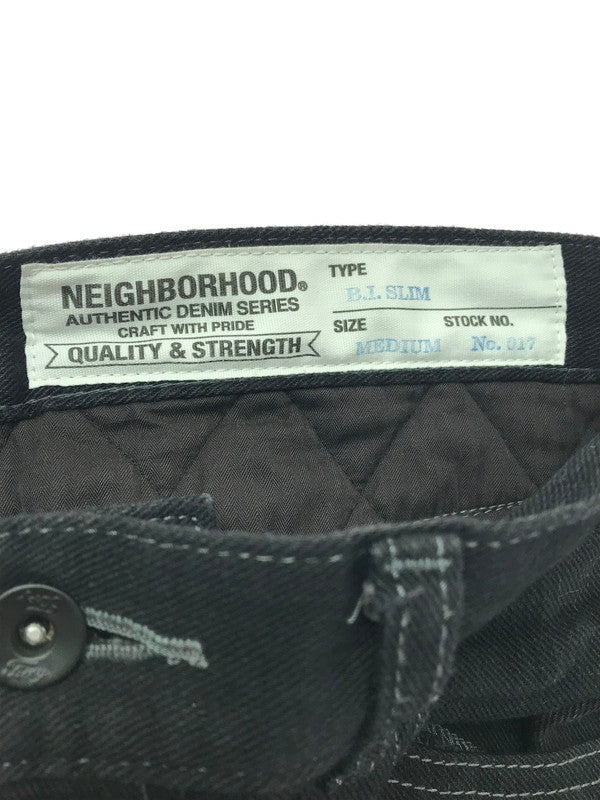 【中古品】【メンズ】 NEIGHBORHOOD ネイバーフッド DENIM PANTS 172BENH-PTM03 デニムパンツ ボトムス 153-261014-na-05-tagh サイズ：M カラー：ブラック 万代Net店