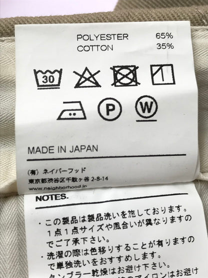 【中古品】【メンズ】 NEIGHBORHOOD ネイバーフッド WP.NARROW EC-PT 181SPNH-PTM02 ラークパンツ ボトムス 153-261014-na-08-tagh サイズ：M カラー：ベージュ 万代Net店
