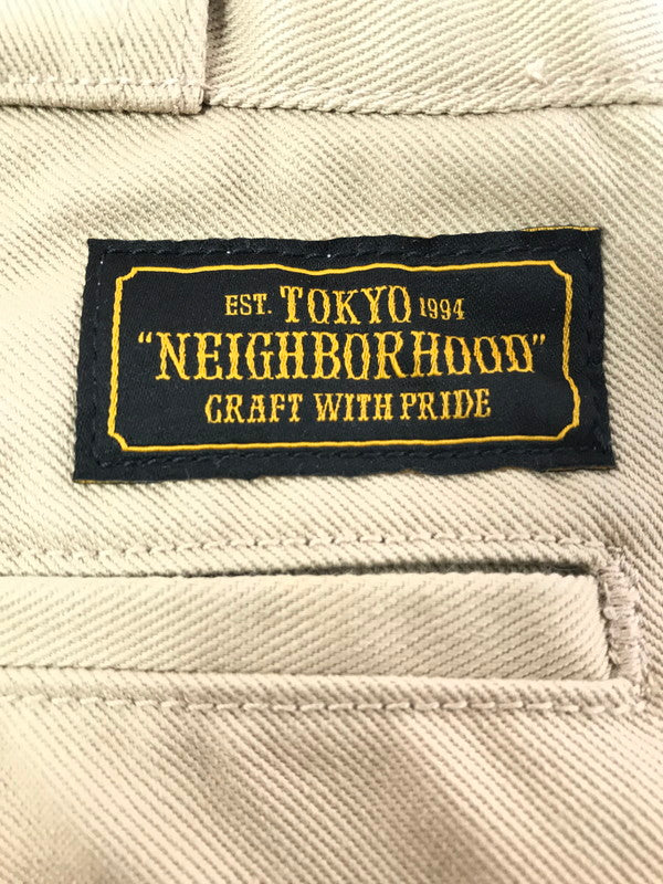 【中古品】【メンズ】 NEIGHBORHOOD ネイバーフッド WP.NARROW EC-PT 181SPNH-PTM02 ラークパンツ ボトムス 153-261014-na-08-tagh サイズ：M カラー：ベージュ 万代Net店